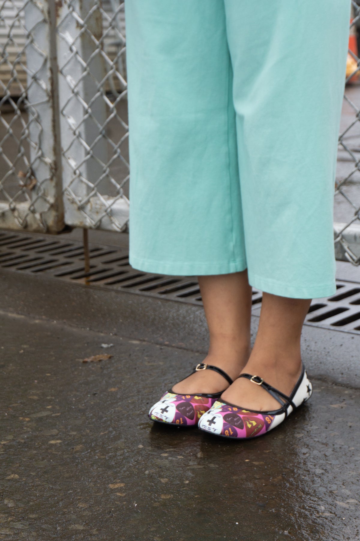 Guitar Pick Ballet Flats